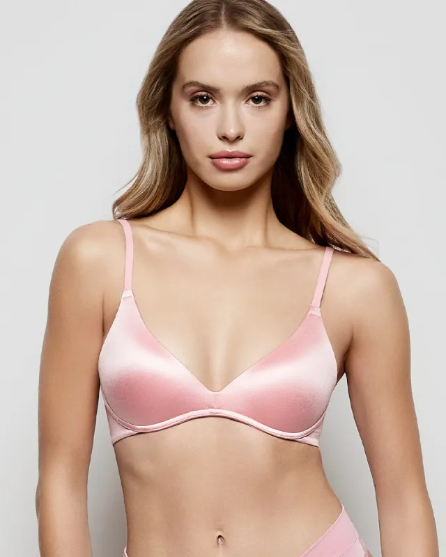 Wireless Light Blush Lift Bra in Make Me Blush sold by La SENZA