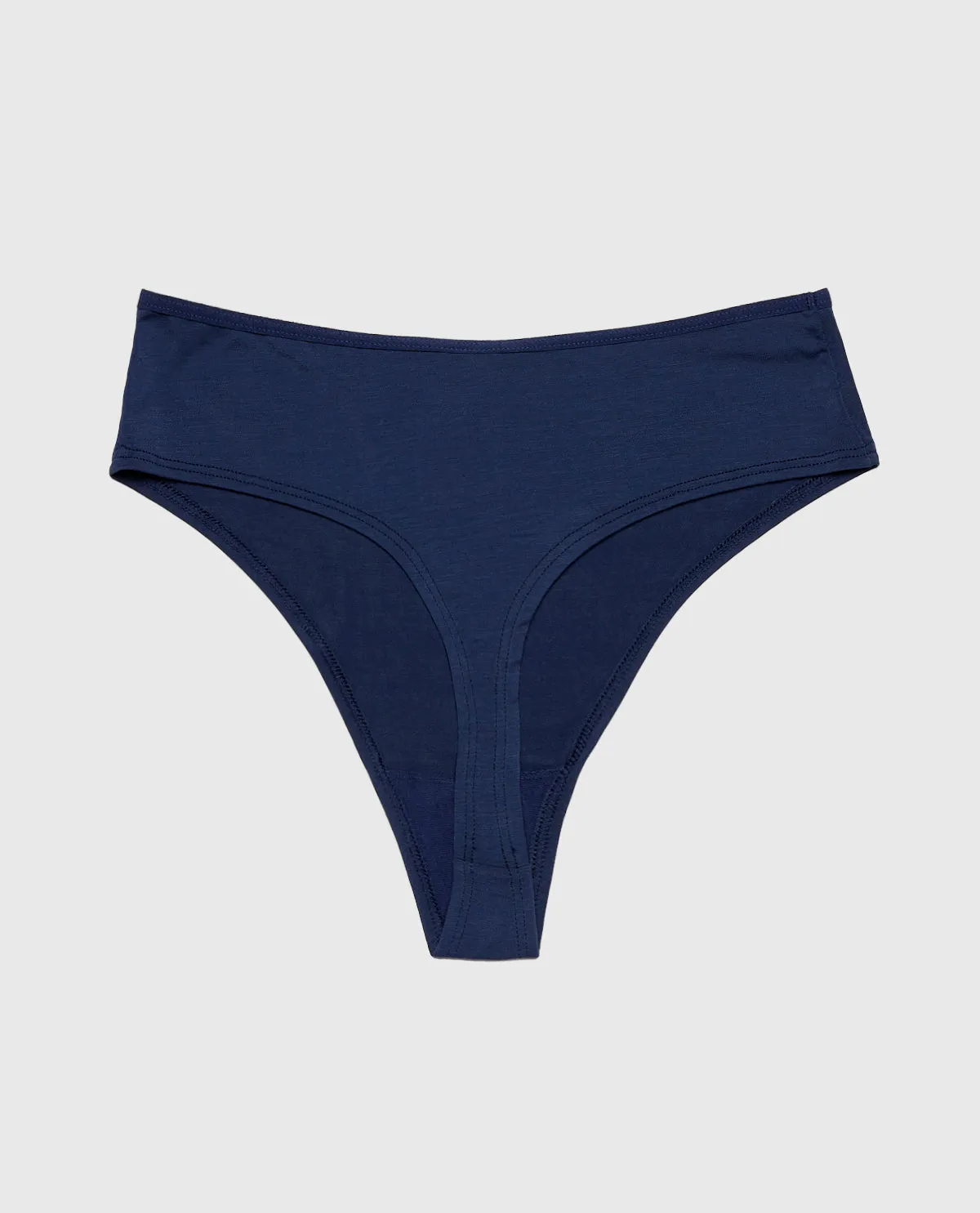 Ultrasoft High Leg Thong Panty in Ocean Cavern sold by La SENZA product image thumbnail 2