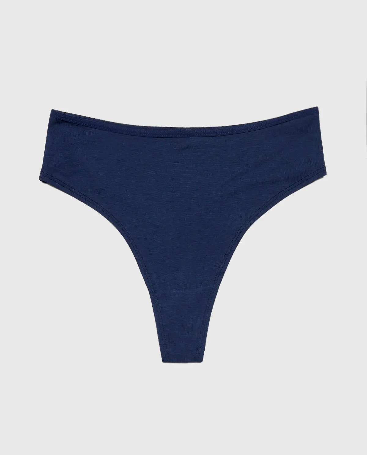 Ultrasoft High Leg Thong Panty in Ocean Cavern sold by La SENZA