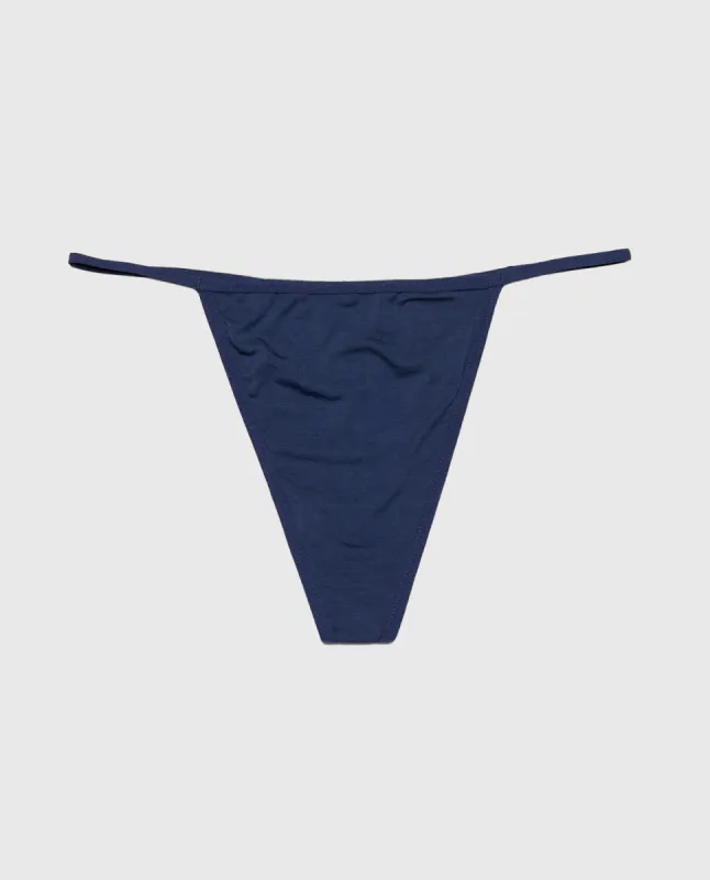 Ultrasoft G-String Panty in Ocean Cavern sold by La SENZA