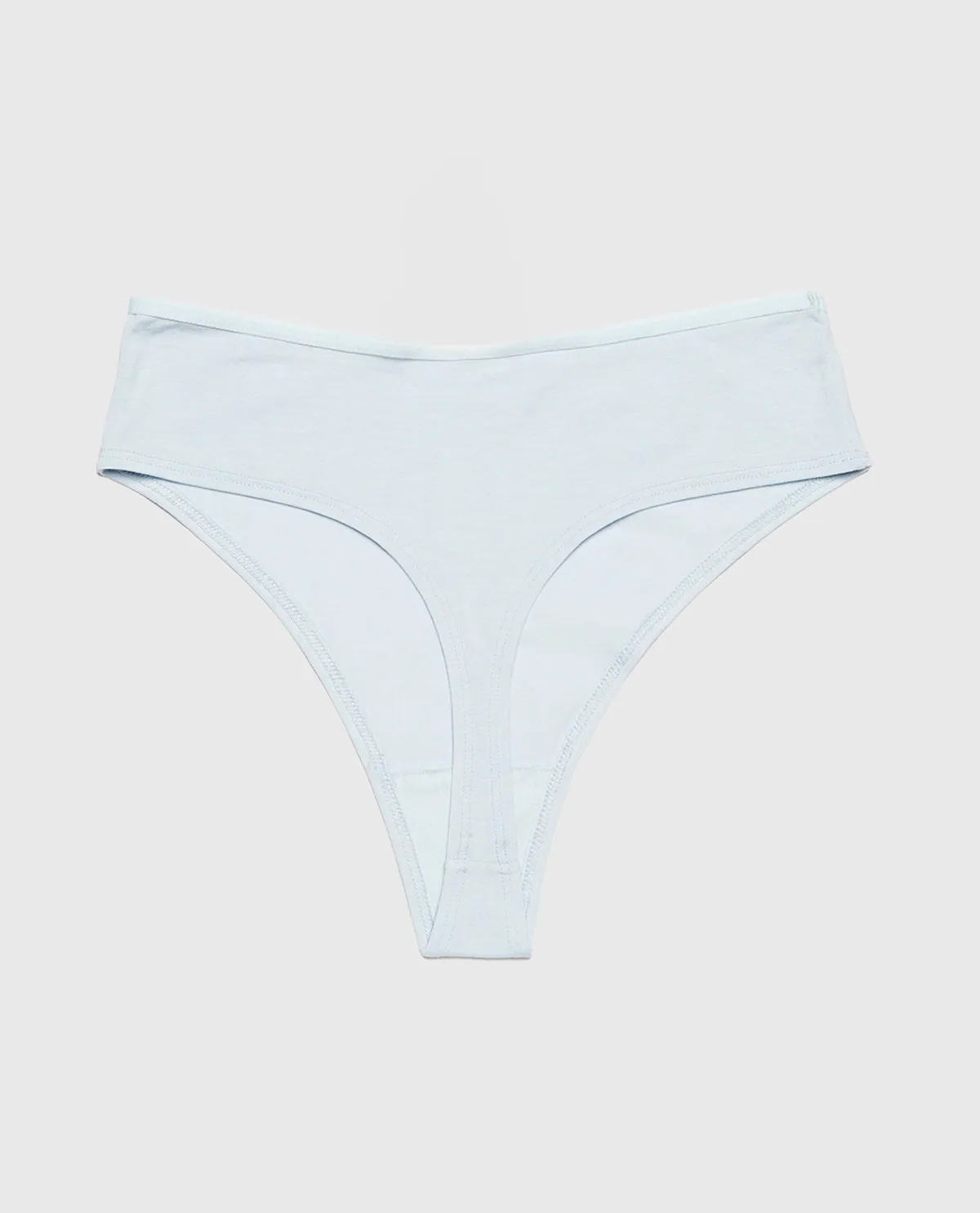 Ultrasoft High Leg Thong Panty in Vista Blue sold by La SENZA product image thumbnail 2