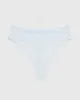 Ultrasoft High Leg Thong Panty in Vista Blue sold by La SENZA