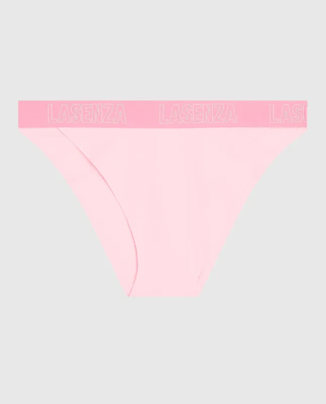 High Leg Cheeky Panty with Logo in Pink sold by La SENZA