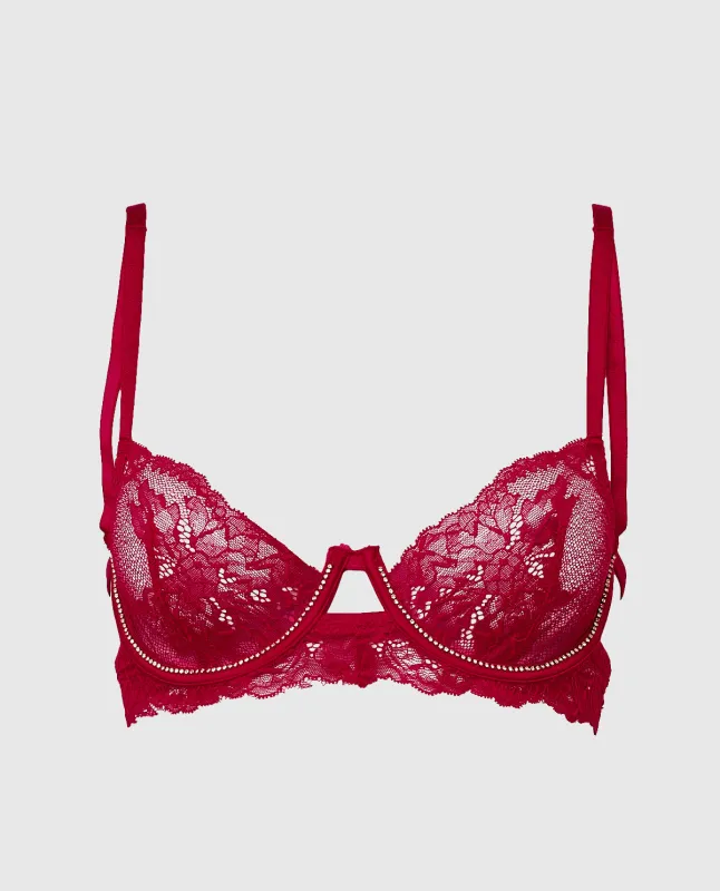 Unlined Balconette Lace Bra sold by La SENZA