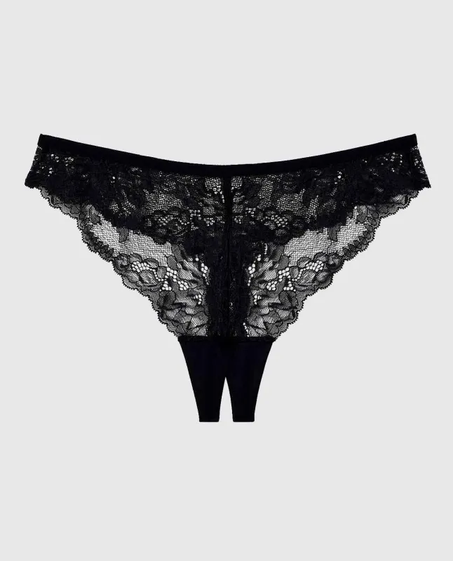 Crotchless High Leg Panty sold by La SENZA