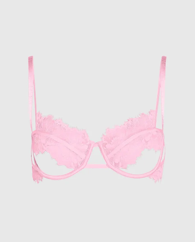 Sheer Unlined Balconette Bra sold by La SENZA