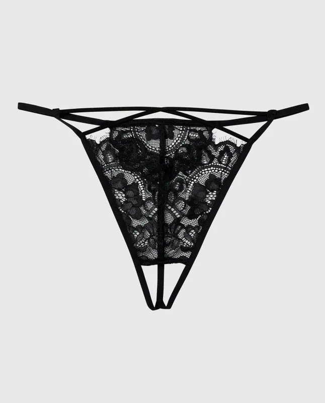 Crotchless G-String Panty sold by La SENZA