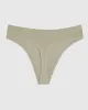 High Leg Thong Panty in Stone Grey sold by La SENZA