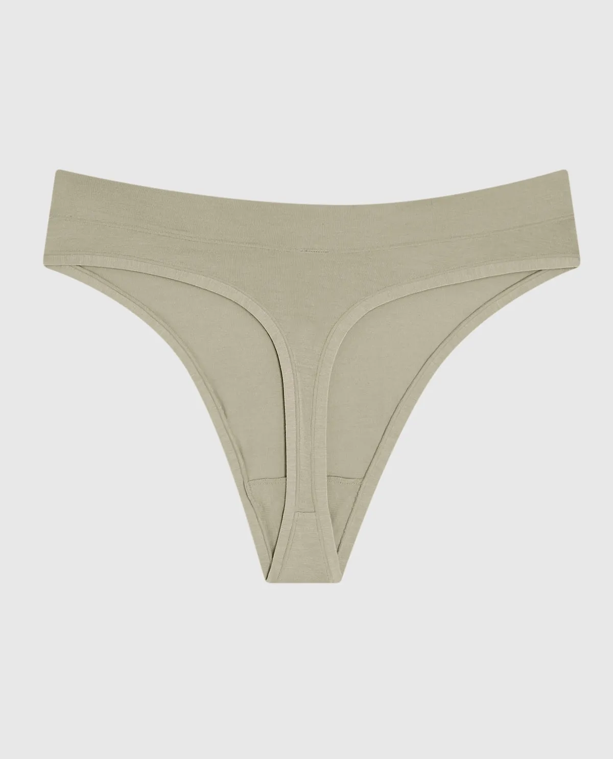 High Leg Thong Panty in Stone Grey sold by La SENZA product image thumbnail 5