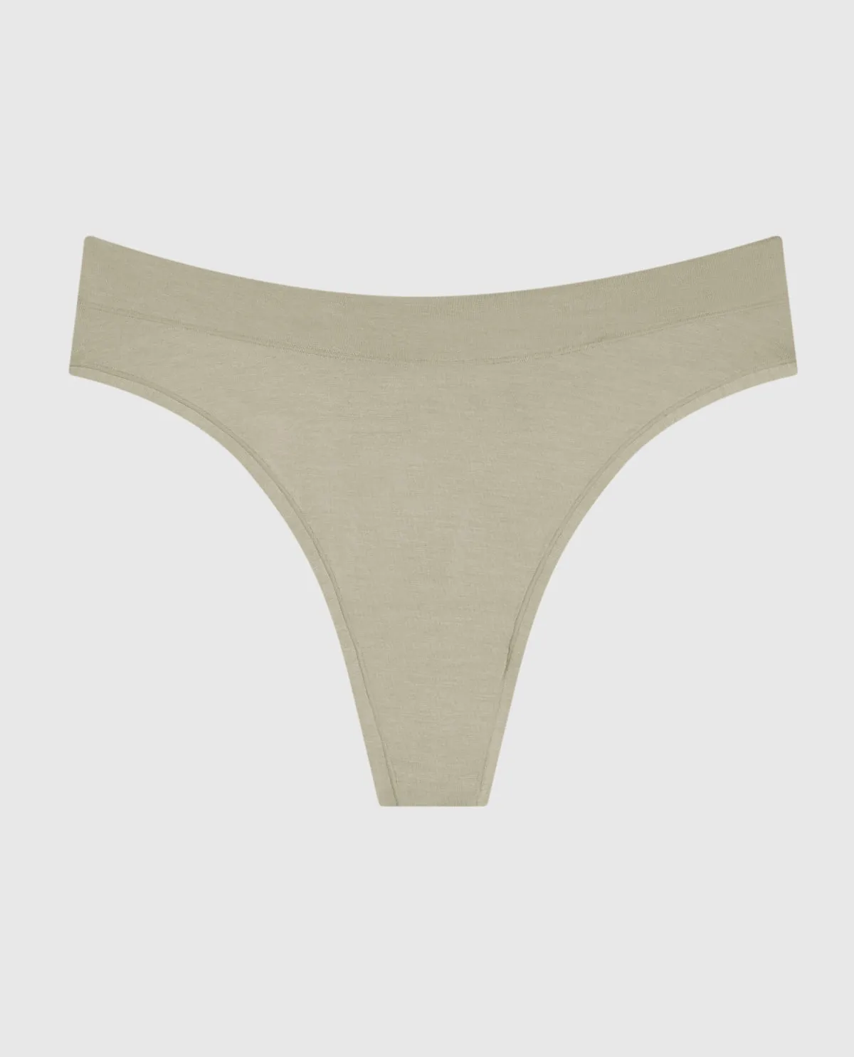 High Leg Thong Panty in Stone Grey sold by La SENZA product image thumbnail 4