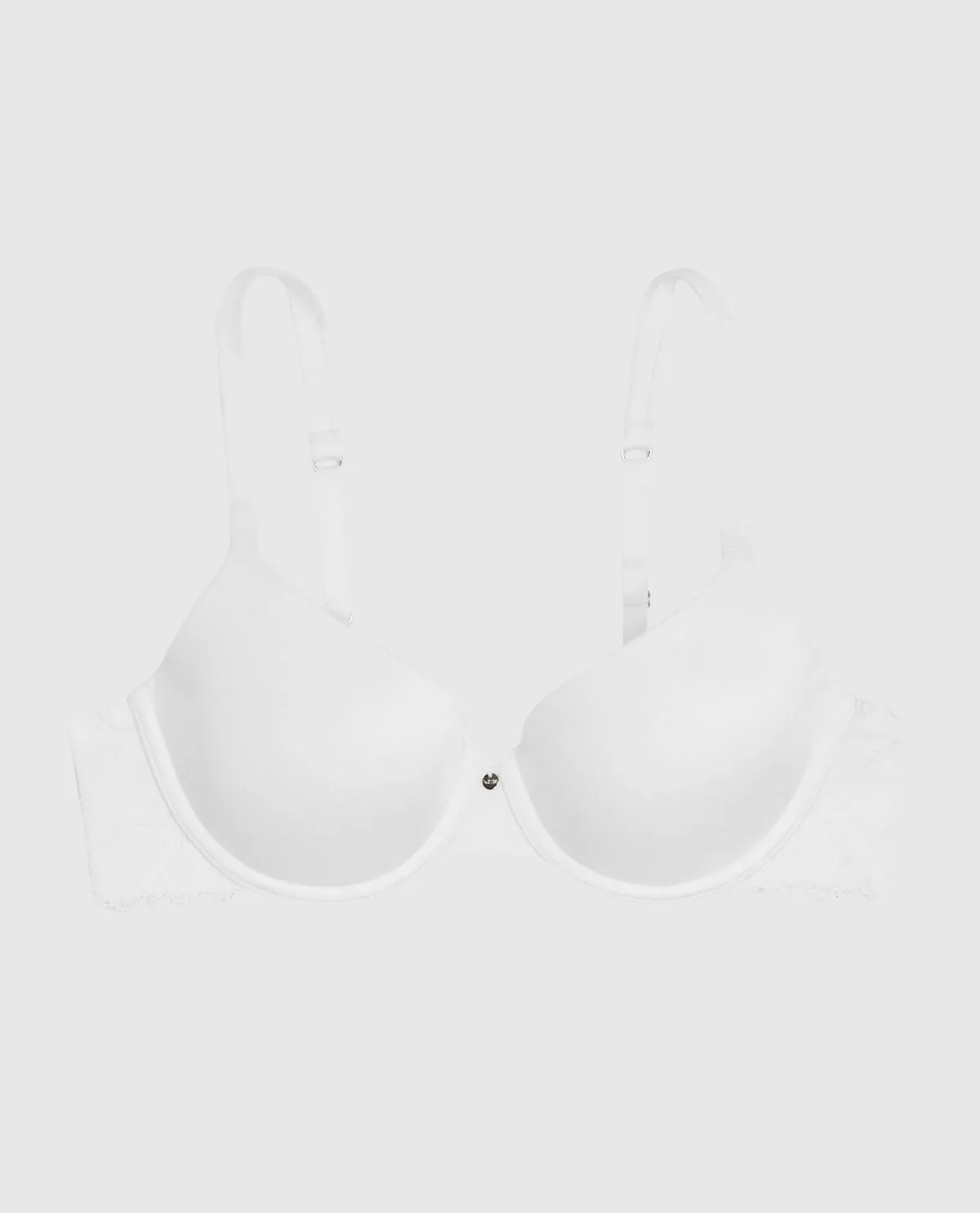 Lightly Lined Full Coverage Bra with Lace in Ivory sold by La SENZA product image thumbnail 4