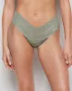 Magnificent Lace Thong Panty in Soft Sage sold by La SENZA