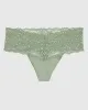 Magnificent Lace Thong Panty in Soft Sage sold by La SENZA