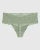 Magnificent Lace Thong Panty in Soft Sage sold by La SENZA