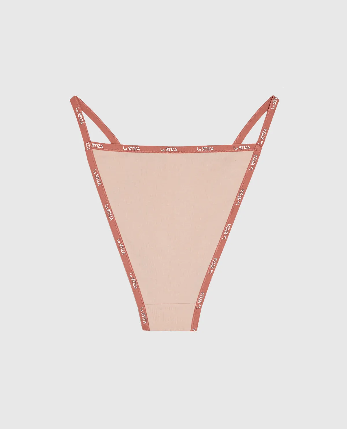 Cheeky Panty with Logo Trim in Peaceful Peach sold by La SENZA product image thumbnail 5