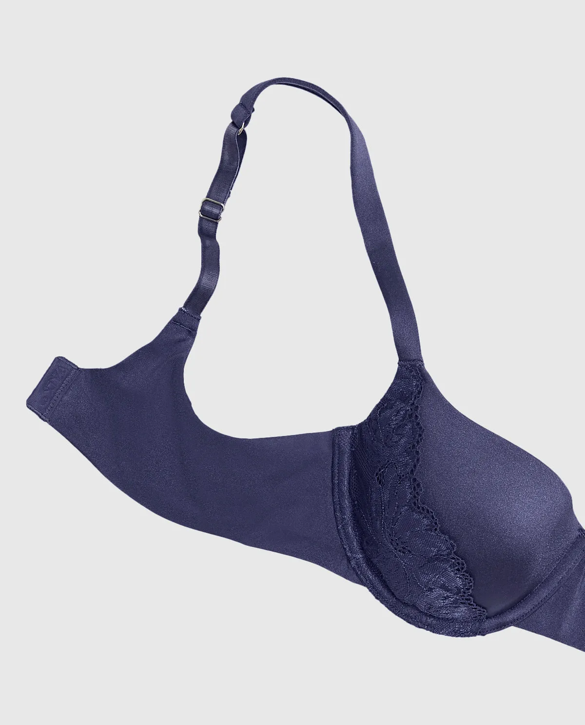 Lightly Lined Balconette Bra with Lace in Dusk Blue sold by La SENZA product image thumbnail 5