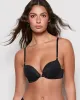Lace Cup Push Up Bra in Black sold by La SENZA