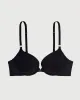 Lace Cup Push Up Bra in Black sold by La SENZA