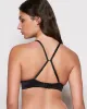 Lace Cup Push Up Bra in Black sold by La SENZA
