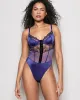 Lightly Lined Lace Bodysuit in Dusk Blue sold by La SENZA