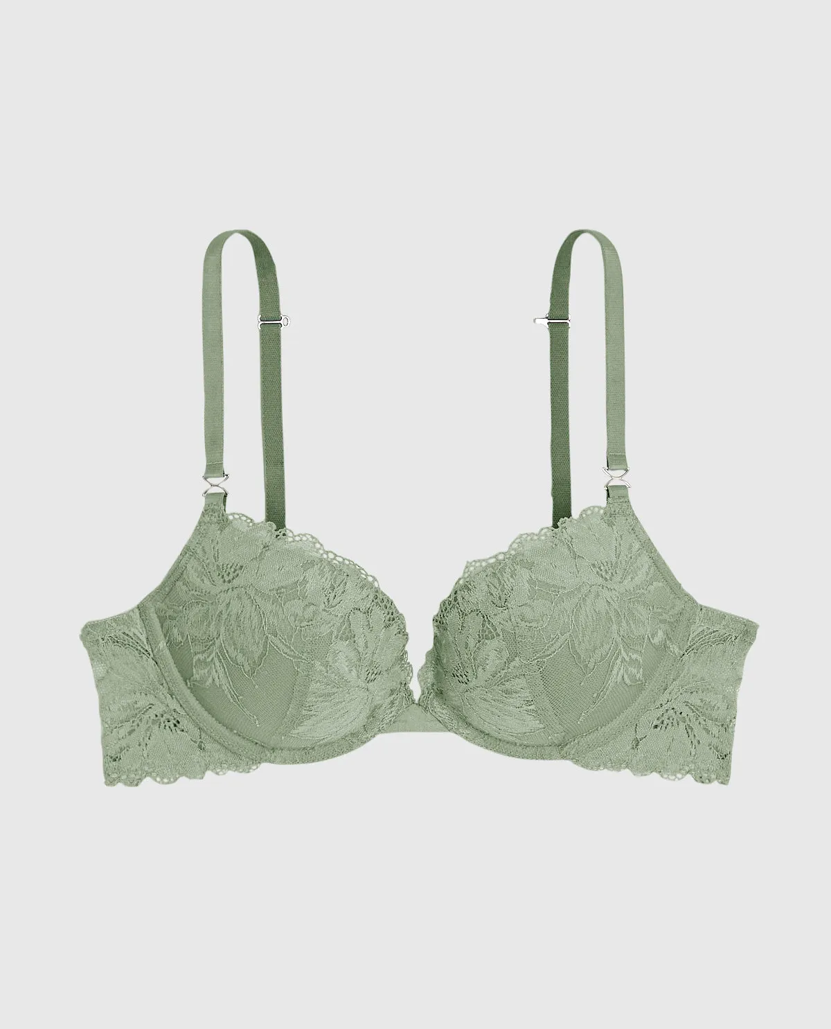 Lace Push Up Bra in Soft Sage sold by La SENZA product image thumbnail 5