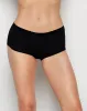 Boyshort Panty with Vanishing Trim in Tuxedo Black sold by La SENZA