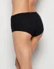 Boyshort Panty with Vanishing Trim in Tuxedo Black sold by La SENZA