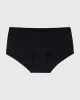 Boyshort Panty with Vanishing Trim in Tuxedo Black sold by La SENZA