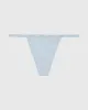 G-Sring Panty with Logo Trim in Subdued Blue sold by La SENZA