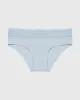 Hipster Panty with Lace Trim in Subdued Blue sold by La SENZA