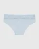 Hipster Panty with Lace Trim in Subdued Blue sold by La SENZA