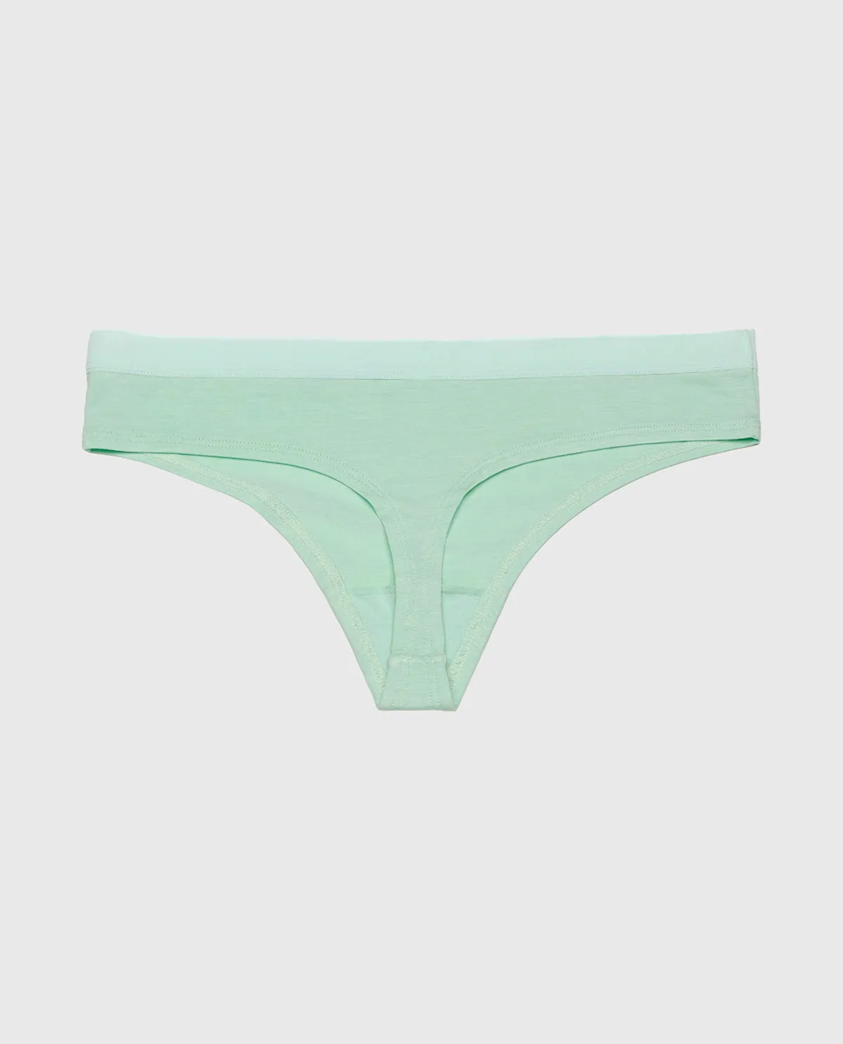 Thong Panty with Vanishing Trim in Mist Green sold by La SENZA product image thumbnail 5