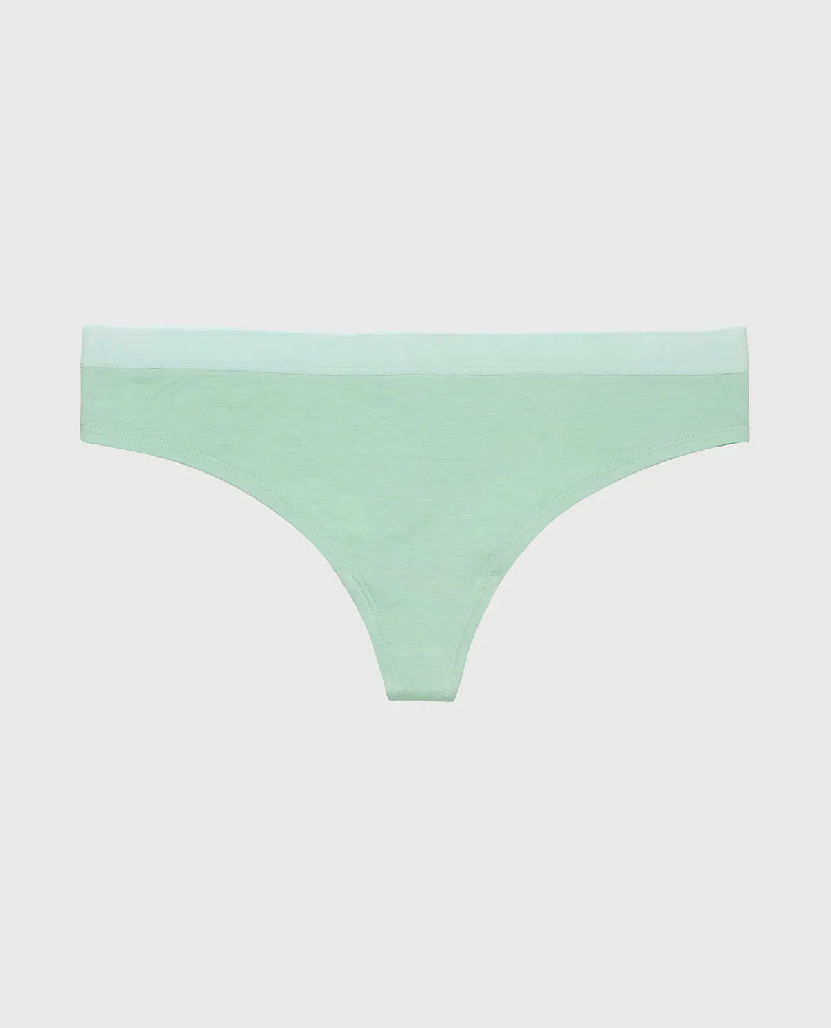 Thong Panty with Vanishing Trim in Mist Green sold by La SENZA product image thumbnail 4