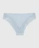 Cheeky Panty with Lace Trim in Subdued Blue sold by La SENZA