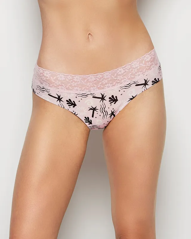 Hipster Panty with Lace Trim in Sand and Surf sold by La SENZA
