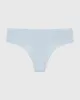 No Show Thong Panty in Subdued Blue sold by La SENZA