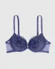 Push Up Bra with Lace in Dusk Blue sold by La SENZA