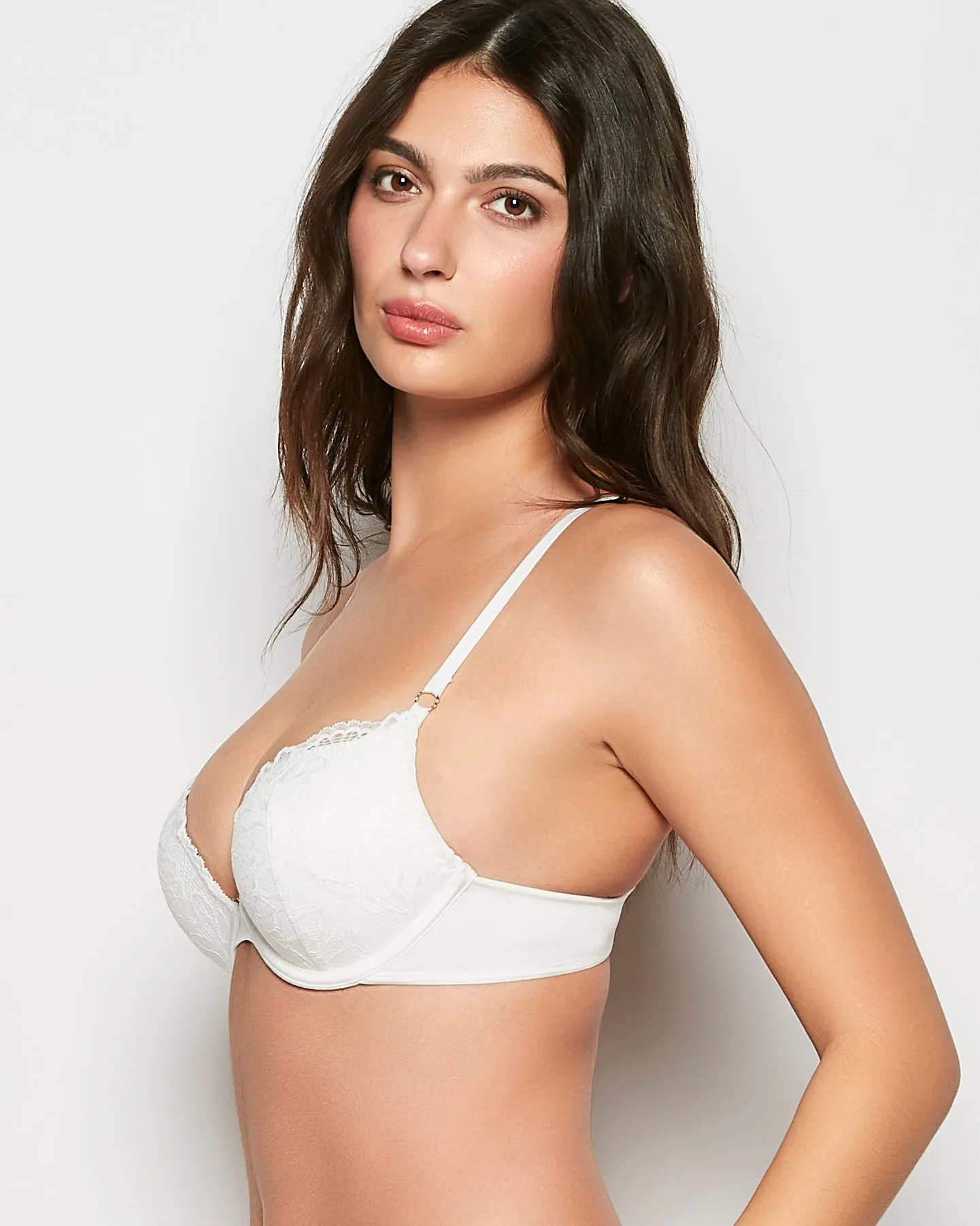 Up 2 Cup Lace Push Up Bra in Ivory sold by La SENZA product image thumbnail 2