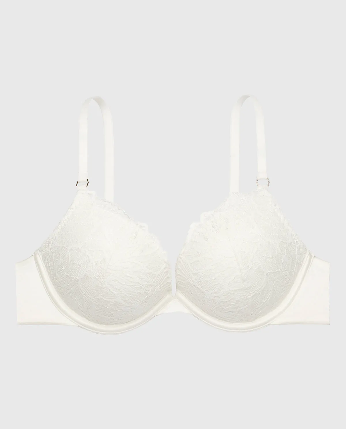 Up 2 Cup Lace Push Up Bra in Ivory sold by La SENZA product image thumbnail 5