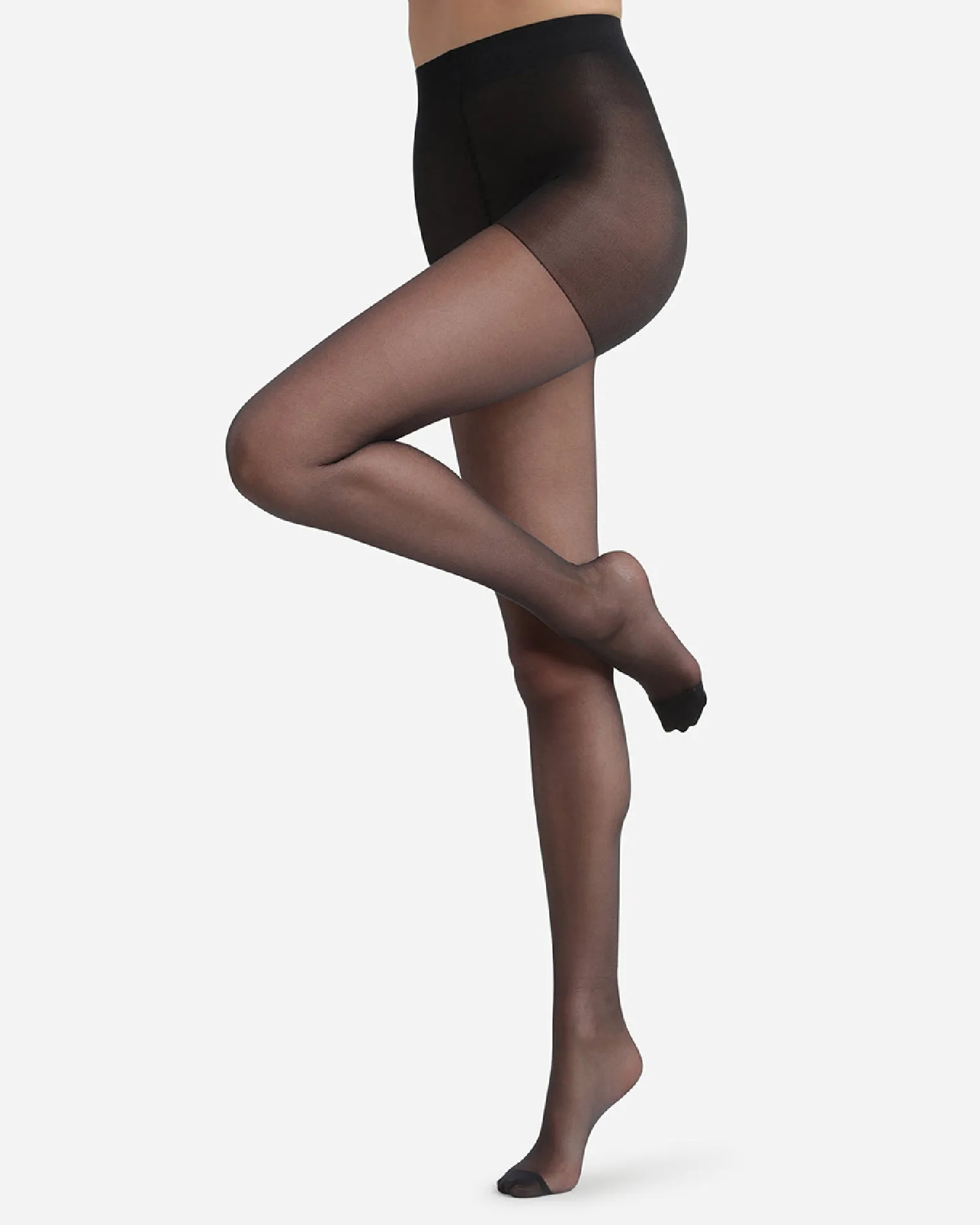Sheer Shaping Tights in Black sold by La SENZA