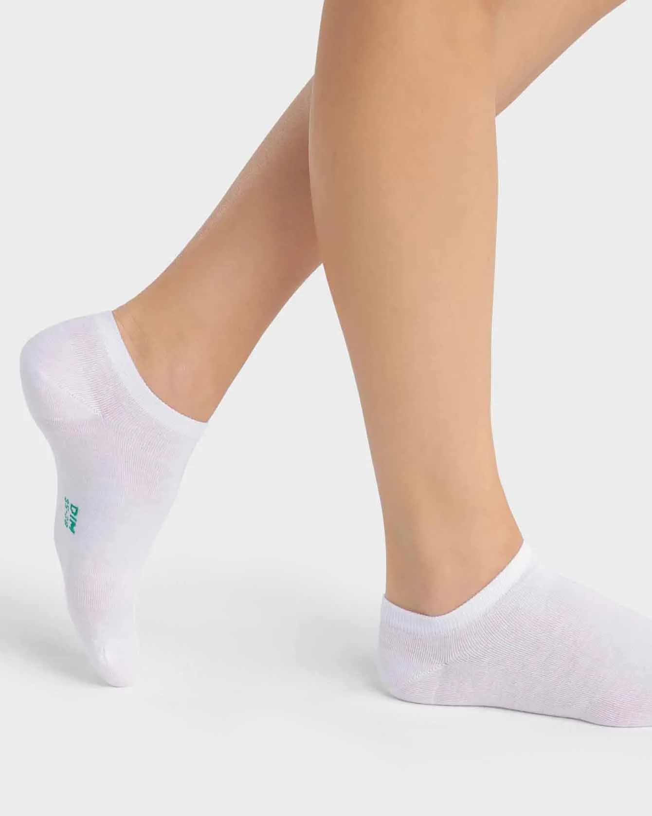 Cotton Ankle Socks in White sold by La SENZA