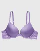 Push Up Bra with Lace Wing in Paisley Purple sold by La SENZA
