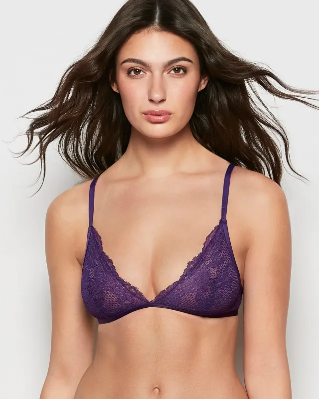 Lace Bralette in Petunia Purple sold by La SENZA