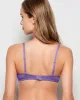 Cotton Push Up Bra in Paisley Purple sold by La SENZA