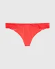 Thong Panty with Lace Micro Trim in Tart Berry sold by La SENZA