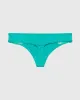 Thong Panty with Lace Micro Trim in Beach Teal sold by La SENZA