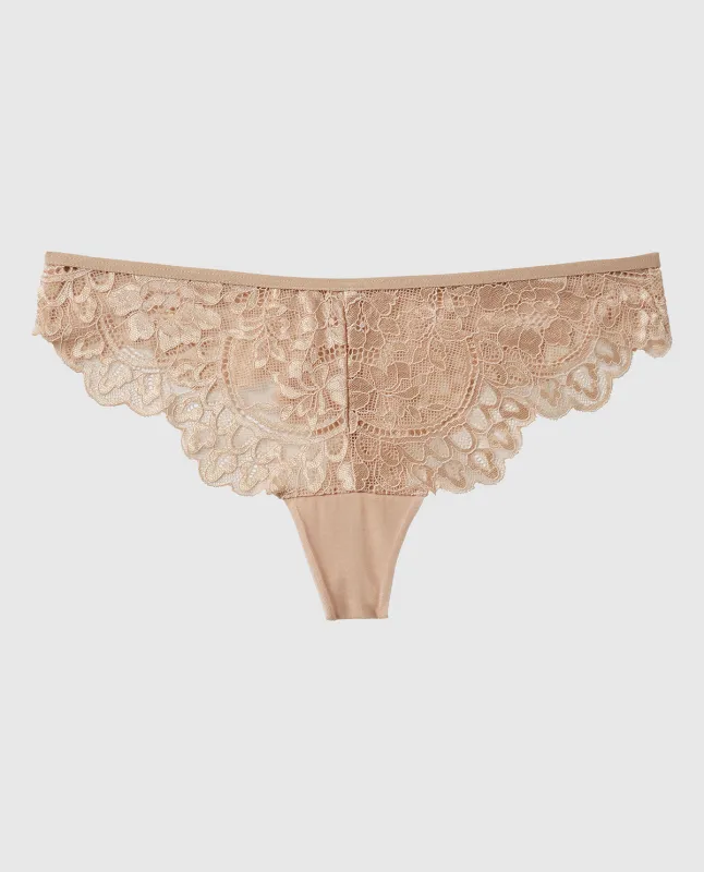 Lace Thong Panty sold by La SENZA