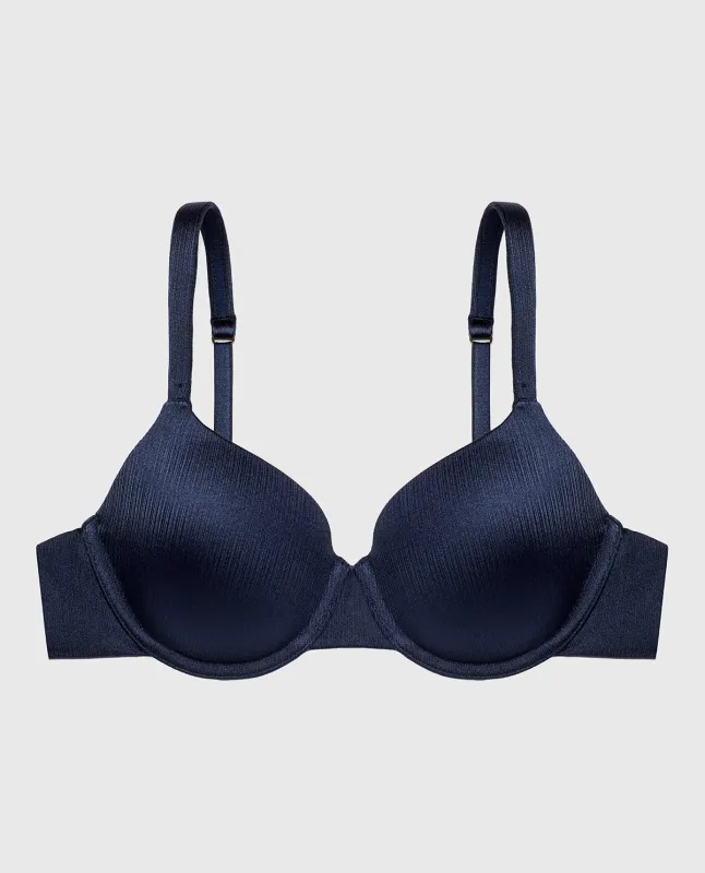Perfect Coverage Bra in Dark Navy made by La SENZA