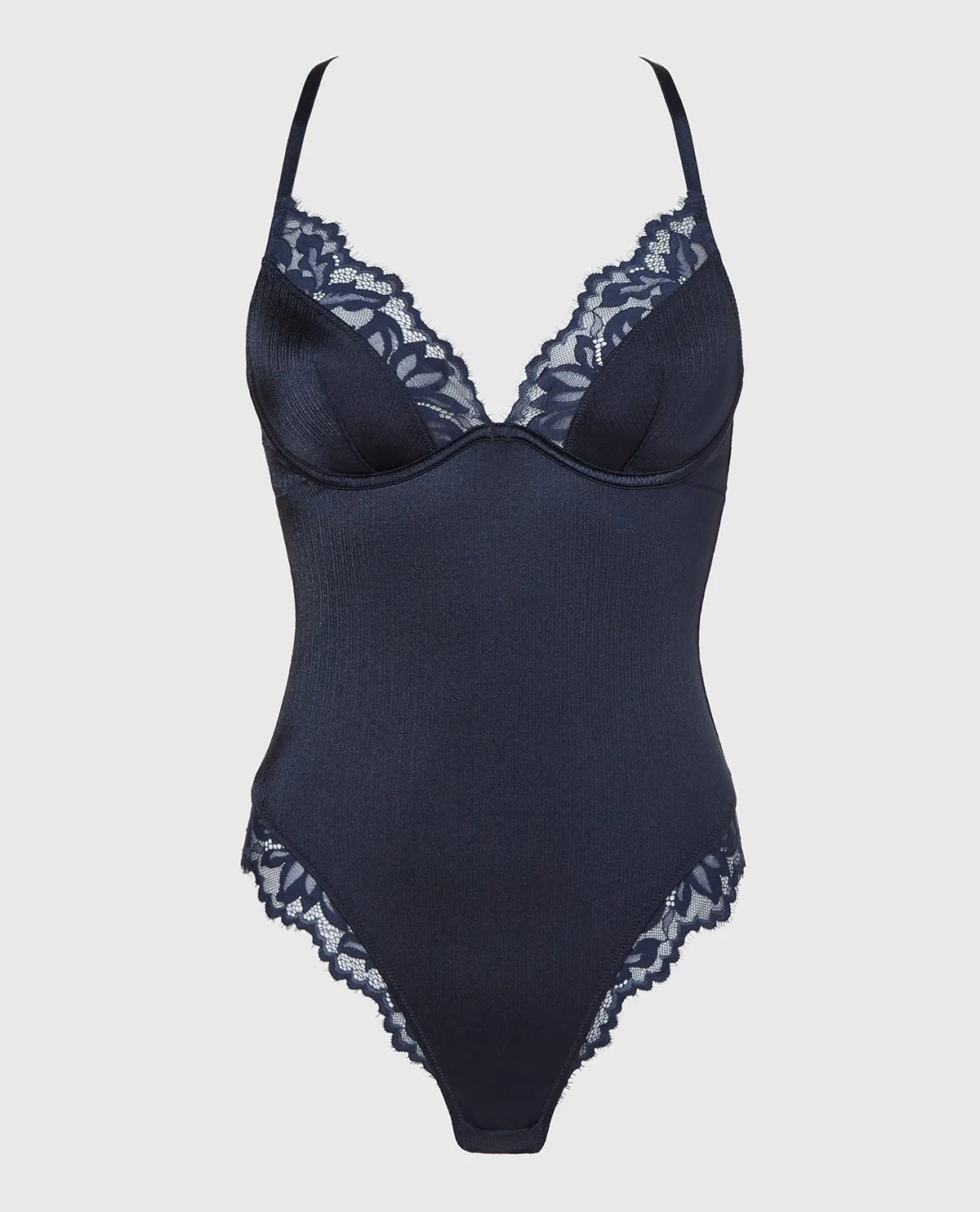 Longlines Bodysuit in Dark Navy sold by La SENZA