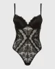 Longlines Bodysuit in Tuxedo Black sold by La SENZA